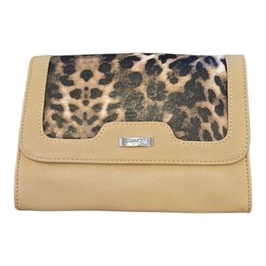 Grace Adele Tan and Leopard Print Women's Bag